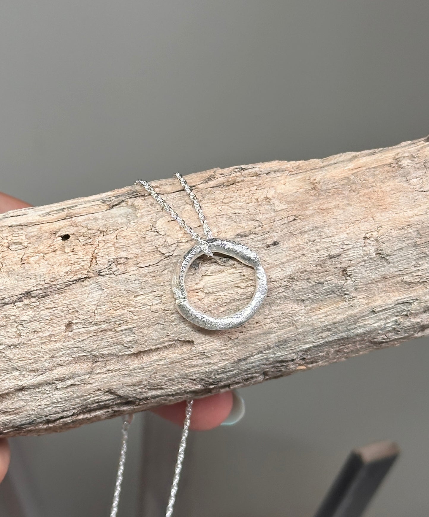 Circle Molten Necklace