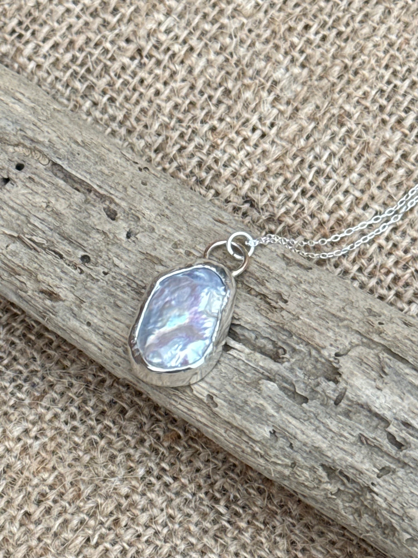freshwater pearl pendant
