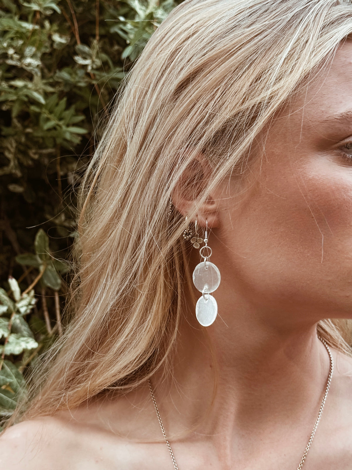 CAPIZ SHELL EARRINGS